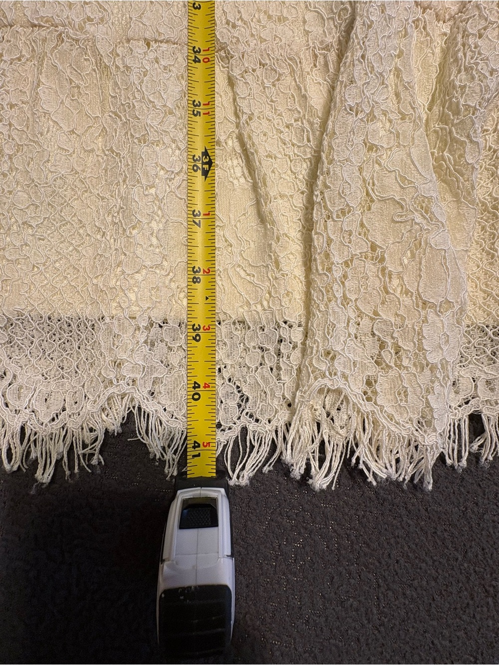 Bohme Cream Lace Midi Dress - Picture 6 of 6